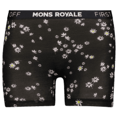 Bokserki Mons Royale Hannah Hot Pant Black Daisy