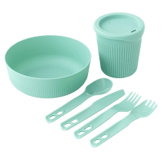 Zestaw Sea to Summit Passage Dinnerware Set - [1P] [6 Piece] Aqua Sea Blue