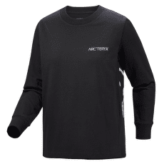 Koszulka z długim rękawem Arcteryx Kragg Cotton Bird Crew LS Women Black / White
