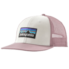 Czapka Patagonia P-6 Logo Trucker Hat White w/Quiet Violet