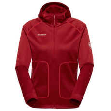 Bunda Mammut CRAG ML HOODED JACKET WOMEN 3818 dark mammut red