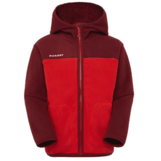 Bunda Mammut WAYMARKER ML HOODED JACKET KIDS 3825 mammut red-dark mammut red