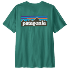 Koszulka z krótkim rękawem Patagonia P-6 Logo T-Shirt Men Gem Green