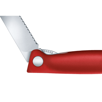 Nóż Victorinox Skládací svačinový nůž Swiss Classic,vlnkované ostří Red
