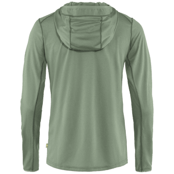 Koszulka z długim rękawem Fjällräven Abisko Sun-hoodie Women Patina Green