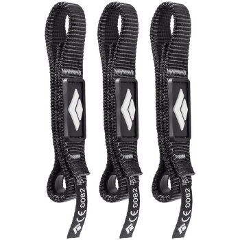 Pętla wspinaczkowa do ekspresów Black Diamond DIAMOND DOGBONE 12 cm 3-PACK