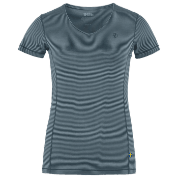 Koszulka z krótkim rękawem Fjällräven Abisko Cool T-Shirt Women Indigo Blue