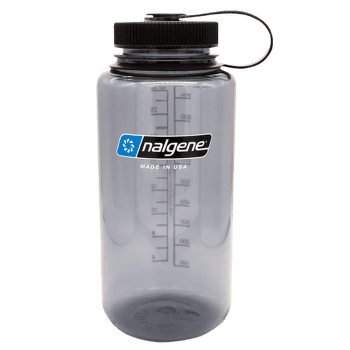 Butelka Nalgene Wide Mouth Sustain 1000 ml Gray, W/Black Cap, Sustain  682021-0333