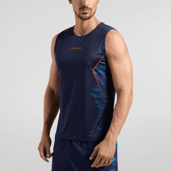 Tank top La Sportiva PACER TANK Men Night Sky/Chalk