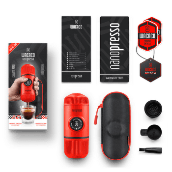 Kávovar Wacaco Nanopresso + case lava red
