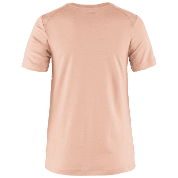 Koszulka z krótkim rękawem Fjällräven Abisko Wool Fox SS Women Chalk Rose-Port