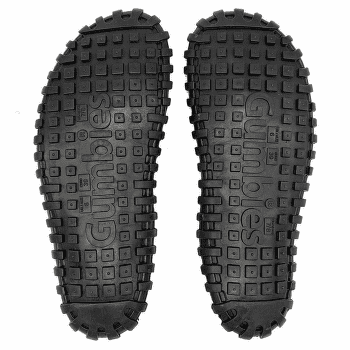 Klapki Gumbies Gumbies Duckbill - Black and Grey Black / Grey