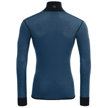 Koszulka z długim rękawem Devold Wool Mesh 190 Zip Neck Men 422B FLOOD/CAVIAR