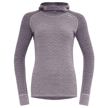 Koszulka z długim rękawem Devold Kvitegga Merino 230 Hoodie Women 167A ORCHID