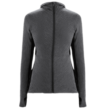 Pulower Icebreaker Descender LS Zip Hood Women Jet HTHR/Black