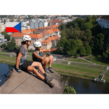 Hamulec Ferrata Rock Empire Dynatwist Azurová 004