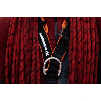 Uprząż piersiowa Rock Empire Chest Uni Al Black černá 008