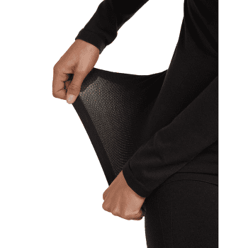 Koszulka z długim rękawem Icebreaker Merino 260 ZoneKnit™ Seamless LS Crewe Women BLACK