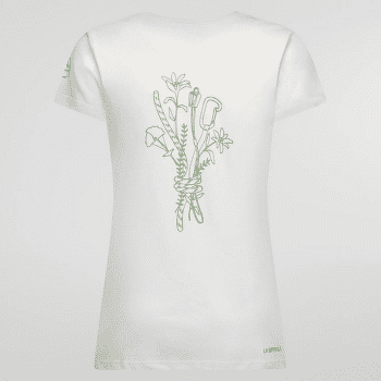 Koszulka z krótkim rękawem La Sportiva CLIMB FLOWER T-SHIRT Women Chalk