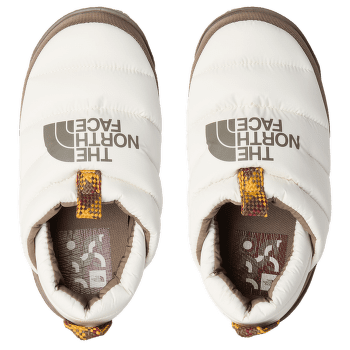 Buty The North Face Nuptse Mule Women EI6 WHITE DUNE/MOCHA BROWN