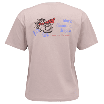 Koszulka z krótkim rękawem Black Diamond Dragon SS Tee Women Pale Mauve