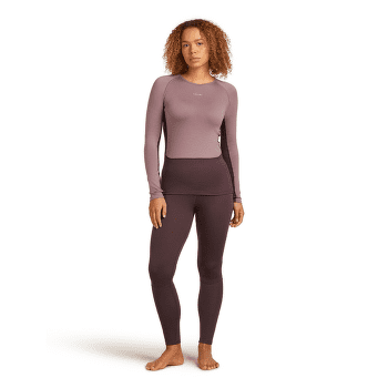 Koszulka z długim rękawem Icebreaker Merino 260 ZoneKnit™ LS Crewe Women JAVA/SUMMIT/CB
