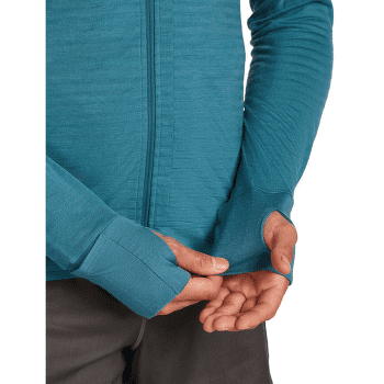 Bluza Icebreaker Merino Blend 300 RealFleece™ Descender LS Zip Men BLACK