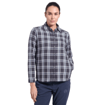 Koszula z długim rękawem La Sportiva RAMBLER LINED FLANNEL SHIRT WOMEN Night Sky/Chalk