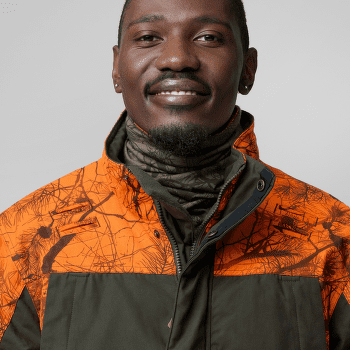 Szalik Fjällräven Lappland Neck Gaiter Green Camo-Orange Multi Camo