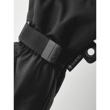 Rękawice Hestra Army Leather Gore-tex - 5 finger Svart/Svart