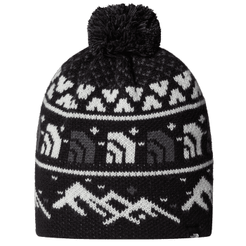 Czapki The North Face CABIN SKI TUKE HNF TNF BLACK JACQUARD/POM