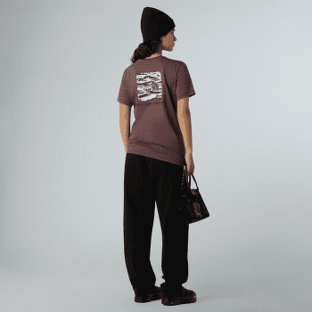 Koszulka z krótkim rękawem The North Face BOX NSE EDGE OF LIGHT INFILL RELAXED S Women ES9 TAWNY QUARTZ/TNF BLACK EDGE OF LIGHT PRINT