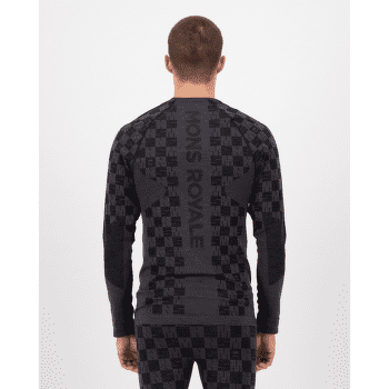 Koszulka z długim rękawem Mons Royale Ascender Merino Seamless Long Sleeve Men Forged Iron / Black