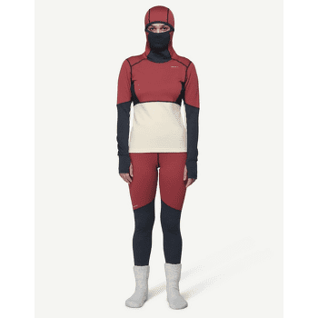 Koszulka z długim rękawem Devold Expedition Arctic Pro Hoodie Women 753A  MARSALA