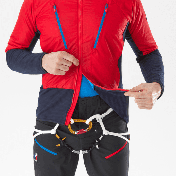 Bunda Millet TRILOGY ICON HYBR CORE Jacket Men SAPHIR/ROUGE