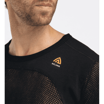 Koszulka z krótkim rękawem Aclima WoolNet T-shirt Men Jet Black