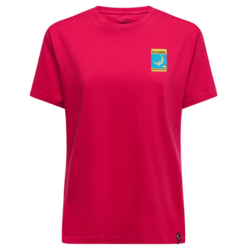 Koszulka z krótkim rękawem La Sportiva MOON CLIMB T-SHIRT Women Azalea/Redwood