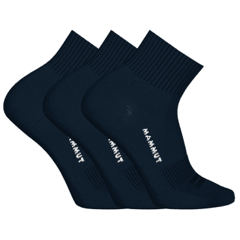 Skarpety Mammut EVERYDAY QUARTER SOCKS 3 PACK Marine-white
