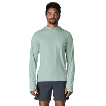 Koszulka z długim rękawem Patagonia Cap Cool Sun Hoody Men Thermal Blue - Thin Ice X-Dye