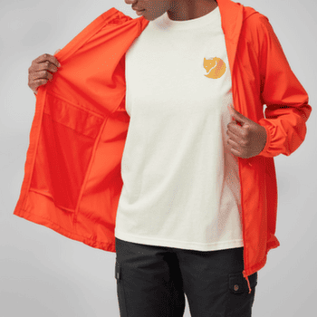 Bunda Fjällräven HIGH COAST WIND HOODIE WOMEN Chalk Rose