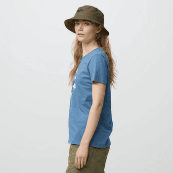 Koszulka z krótkim rękawem Fjällräven FJÄLLBLOMSTER FOX T-SHIRT WOMEN Dawn Blue