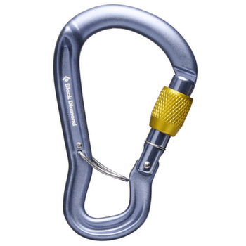 Karabinek wspinaczkowy Black Diamond GRIDLOCK SCREWGATE CARABINER Gray