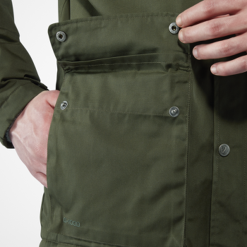 Bunda Fjällräven Greenland Winter Jacket Men Green-Dark Grey