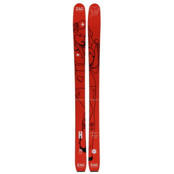 Narty Zag ZAG SKIS H106 EDITION LIMITEE NURSE 2020-2021 RED