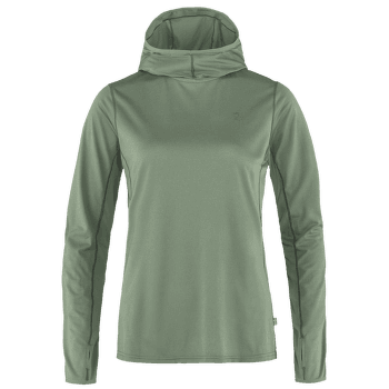 Koszulka z długim rękawem Fjällräven Abisko Sun-hoodie Women Patina Green
