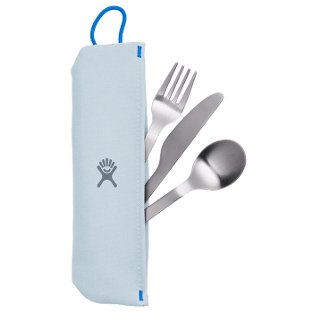 Zestaw Hydro Flask FLATWARE SET STAINLESS / POUCH RAIN 075 Stainless