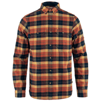 Koszula z długim rękawem Fjällräven Singi Heavy Flannel Shirt Men Autumn Leaf-Dark Navy