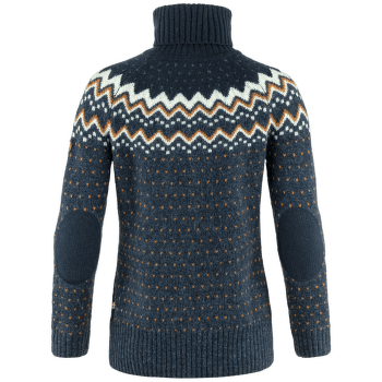 Sweter Fjällräven Övik Knit Roller Neck Women Navy-Dark Navy