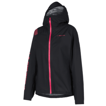 Bunda La Sportiva POCKETSHELL Jacket Women Black/Hibiscus
