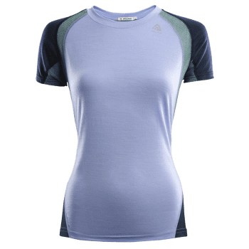 Koszulka z krótkim rękawem Aclima LightWool Sports T-Shirt Women Purple Impr/NavyBlazer/NorthAtlantic